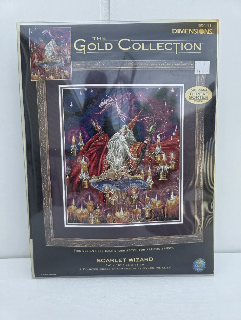 Dimensions The Gold Collection Scarlet Wizard Counted Cross Stitch Kit 35141 NEW